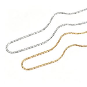 Stainless Steel Cauliflower Necklace – Simple Chain, Stackable – Factory Wholesale – Popular in Europe and the US