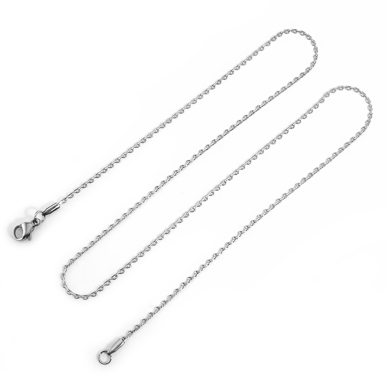 Women's Stainless Steel O-Ring Necklace: Water-Resistant and Versatile, Perfect for Layering - 图片 5