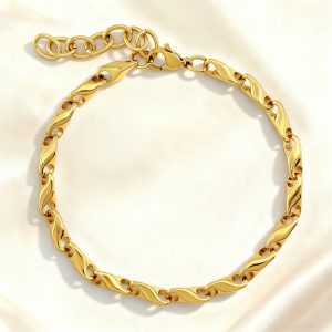 Wholesale Men's Stainless Steel Diamond-Shaped Seed Bracelets