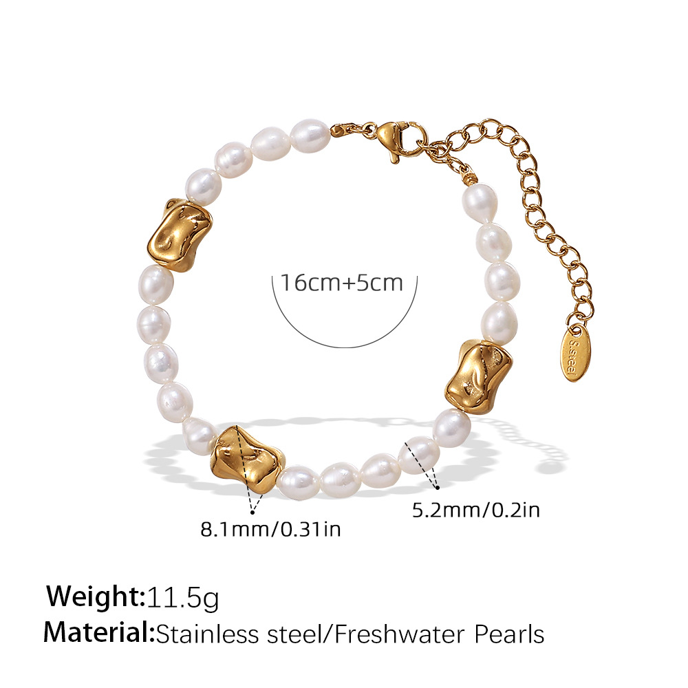 Elegant stainless steel pearl necklace set for the discerning Western market - 图片 5