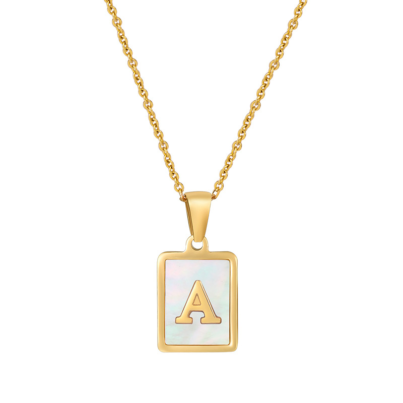Wholesale 18K Gold-Plated Stainless Steel Anchor Cross Necklace-ZX07