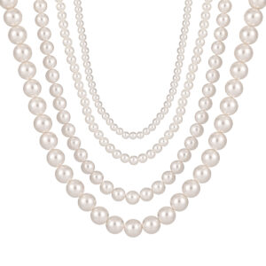 Shi Family Stainless Steel Pearl Necklace-RH24
