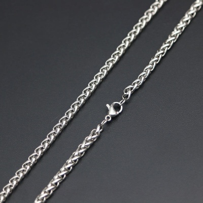 Wholesale 316L Stainless Steel Flower Basket Necklaces-A010SL - Image 4