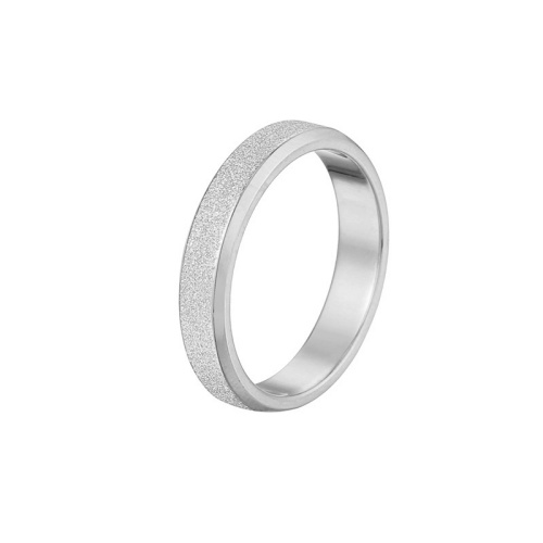304 Women's Satin-Finish Stainless Steel Ring-HS404 - Image 4
