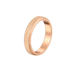 304 Women's Satin-Finish Stainless Steel Ring-HS404