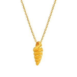 Wholesale 316L Stainless Steel Conch Necklace for Women, Unique Design-OJ34