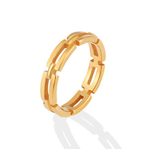Stainless Steel Openwork Ring-HS78