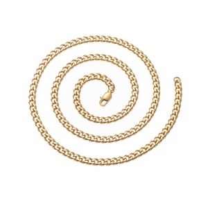 Wholesale Hip-Hop Waterproof 316L Men's Satin-Finished Cuban Chain