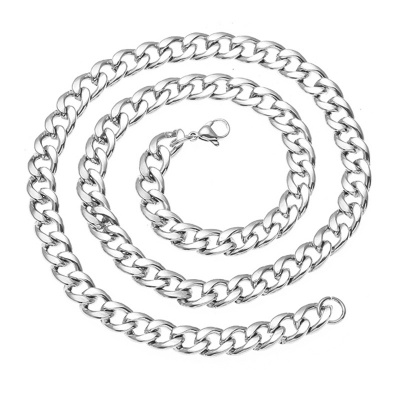 Wholesale Cross-Border Waterproof 316L Men's Stainless Steel NK Necklaces-A011SL