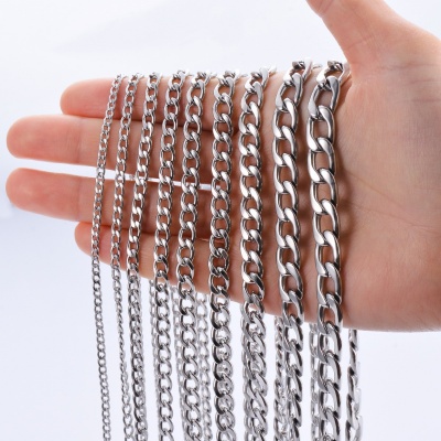 Wholesale Cross-Border Waterproof 316L Men's Stainless Steel NK Necklaces-A011SL - Image 4
