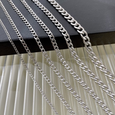 Wholesale Cross-Border Waterproof 316L Men's Stainless Steel NK Necklaces-A011SL - Image 6