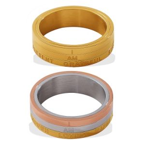 Wholesale 316L Stainless Steel Plain Hoop Rings (Same Style as the Viral Trend)-OJ74