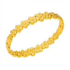316L Stainless Steel Flower Bracelet-HS51
