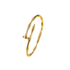 Stainless Steel Snake-Bone Stud Bracelet-CX76