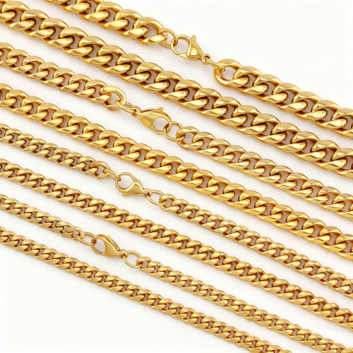 Minimalist Stainless Steel Cuban Necklace-LY118