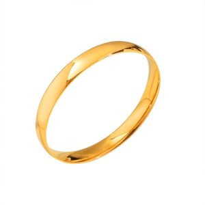 Wholesale 316L Women's Polished Stainless Steel Bracelets-HS76