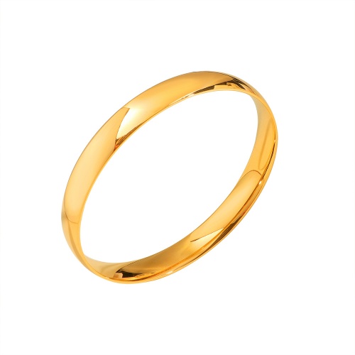 Wholesale 316L Women's Polished Stainless Steel Bracelets-HS76