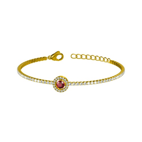 Stainless Steel Zirconia Tennis Bracelet-LY124 - Image 2