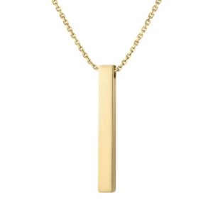 Waterproof Stainless Steel Wishing Cube Necklace-GJ45