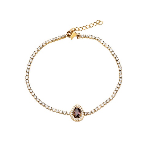 Stainless Steel Zirconia Tennis Bracelet-LY124 - Image 6