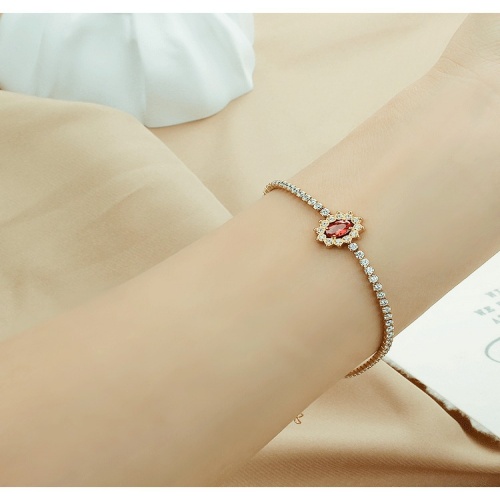 Stainless Steel Zirconia Tennis Bracelet-LY124 - Image 4