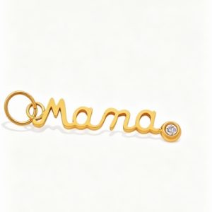 Wholesale 316L Stainless Steel “Mom” Letter Pendant-OJ71