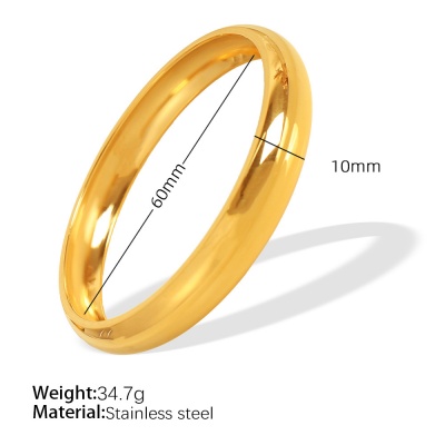 Wholesale 316L Stainless Steel High-Gloss Polished Couple's Bracelets-OJ76 - Image 2