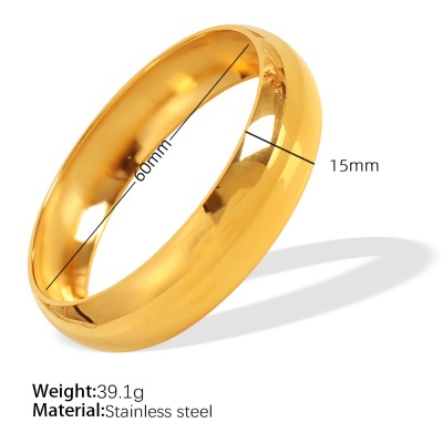 Wholesale 316L Stainless Steel High-Gloss Polished Couple's Bracelets-OJ76 - Image 4