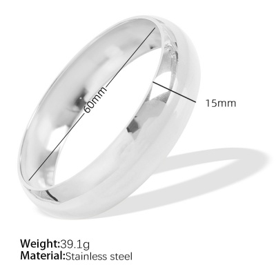 Wholesale 316L Stainless Steel High-Gloss Polished Couple's Bracelets-OJ76 - Image 5