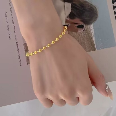 Wholesale of Waterproof 316L Stainless Steel Bead Bracelets (Same Style as Influencers)-LY021 - Image 4