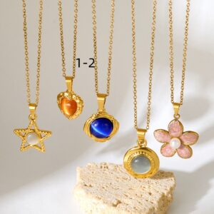 5 Stainless Steel Necklaces for $6.5 with Free Shipping